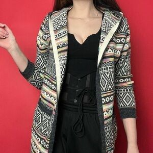Abstract rainbow cardigan 💖🩶​​​​​​​​​​​​​